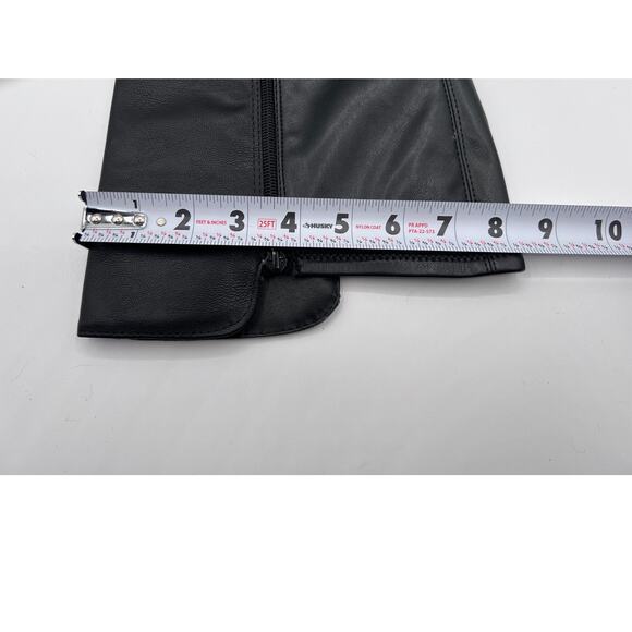 STYLE & CO WOMENS 'CHARLAA' BUCKLED OVER-THE-KNEE BLACK SMOOTH BOOTS SIZE 7M NEW - Picture 9 of 11